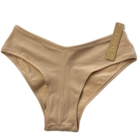 SKIMS Fits Everybody Hipster Lot of 2 Clay Ochre Womens XS - Picture 3 of 13